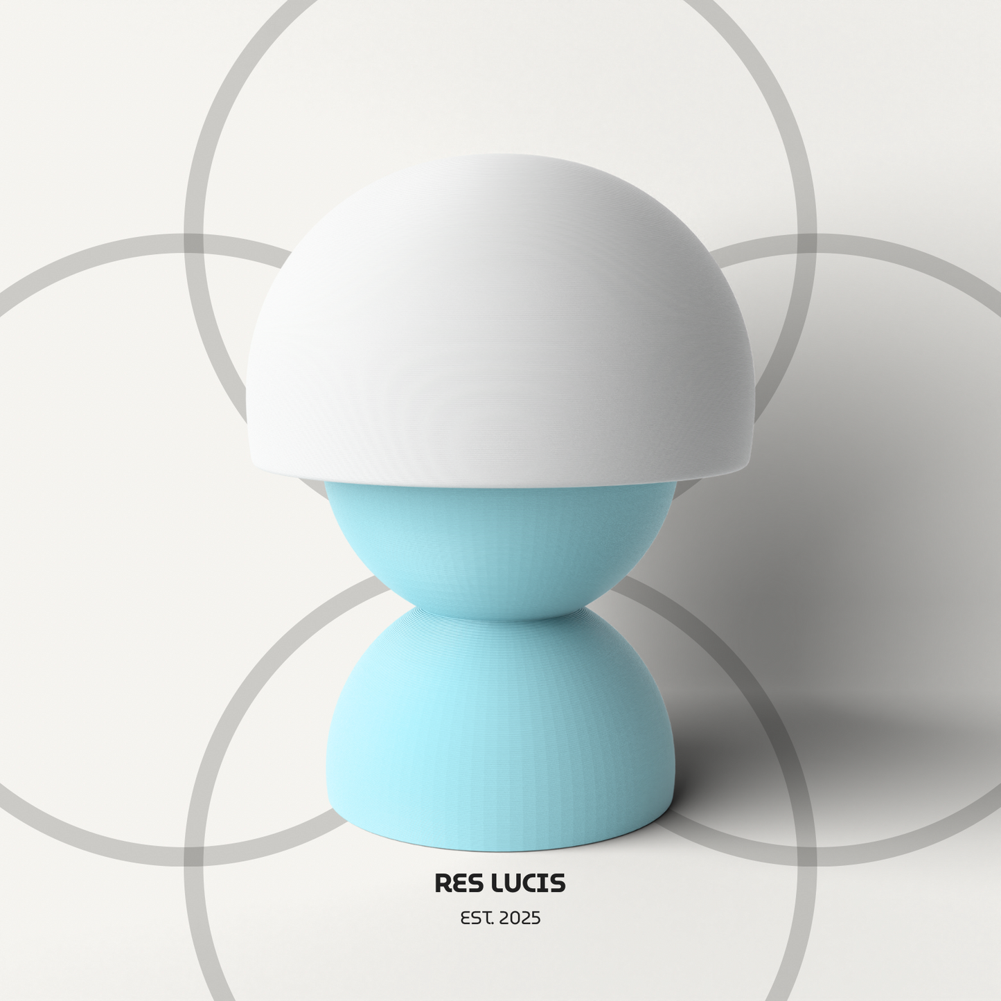 Lampada RES I Azzurro da Tavolo