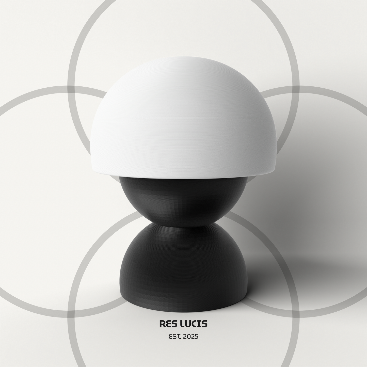 Lampada RES I Nera da Tavolo