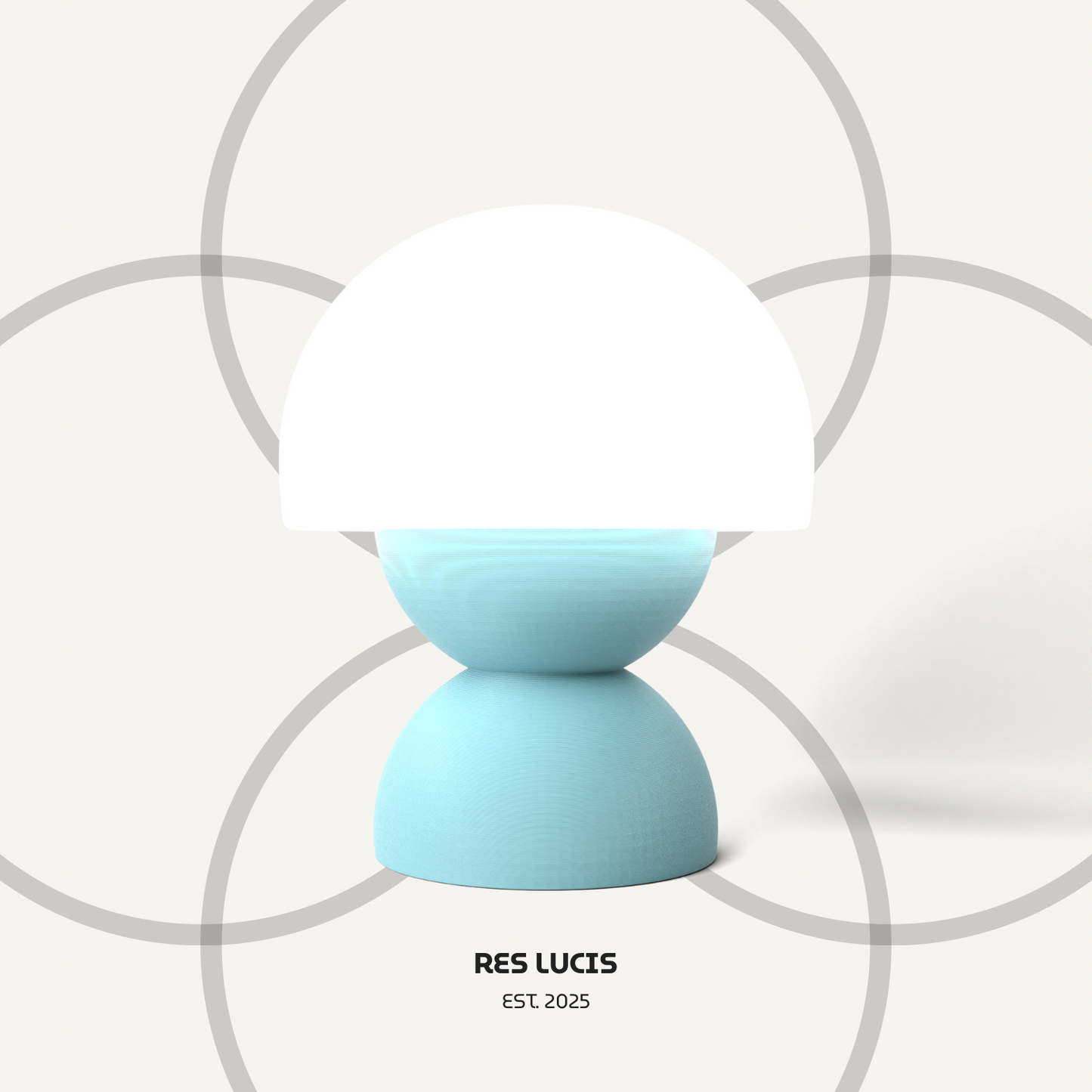 Lampada RES I Accesa Azzurro