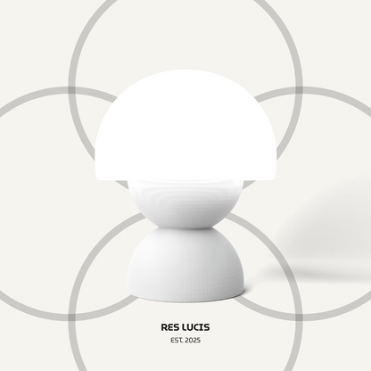 Lampada RES I Accesa Bianco