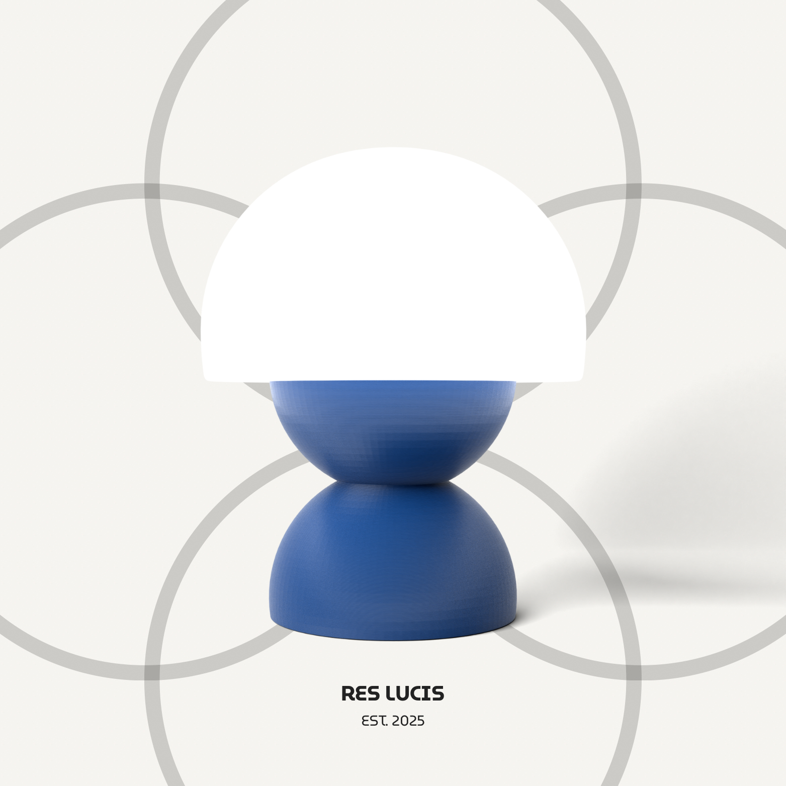 Lampada RES I Accesa Blu