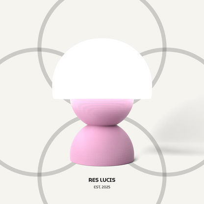 Lampada RES I Accesa Rosa