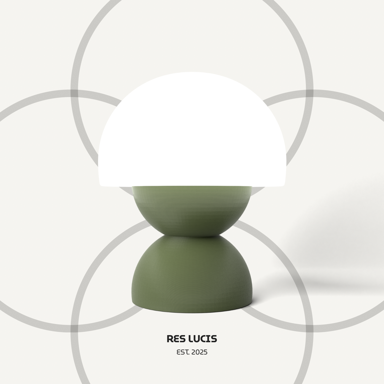 Lampada RES I Accesa Verde Scuro