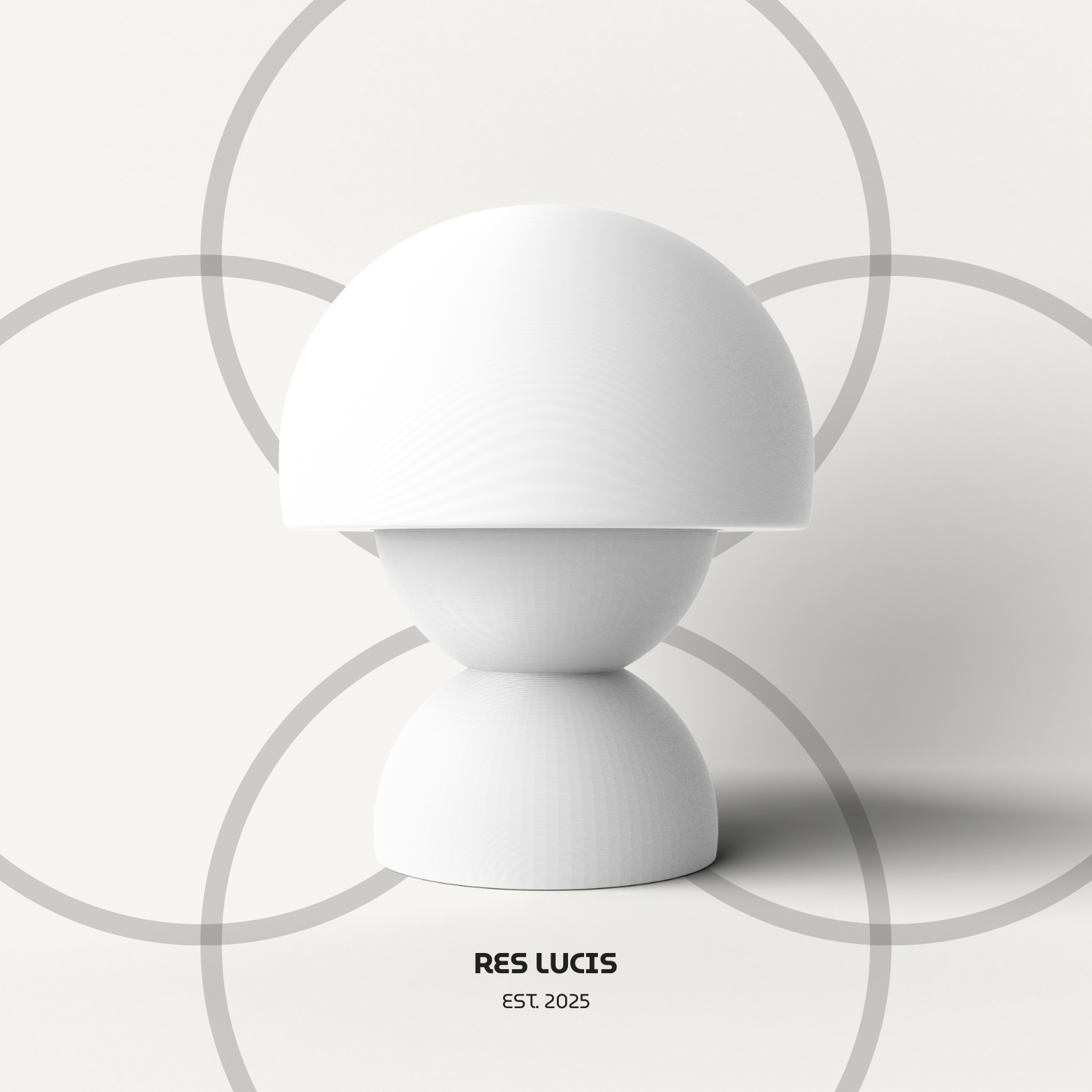 Lampada RES I Bianco da Comodino