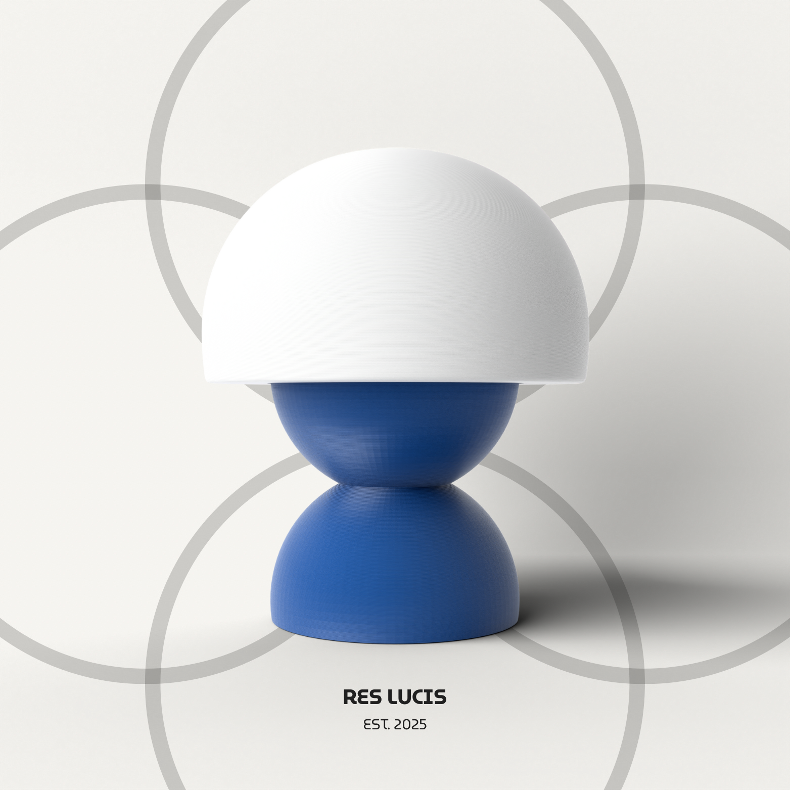 Lampada RES I Blu da Comodino