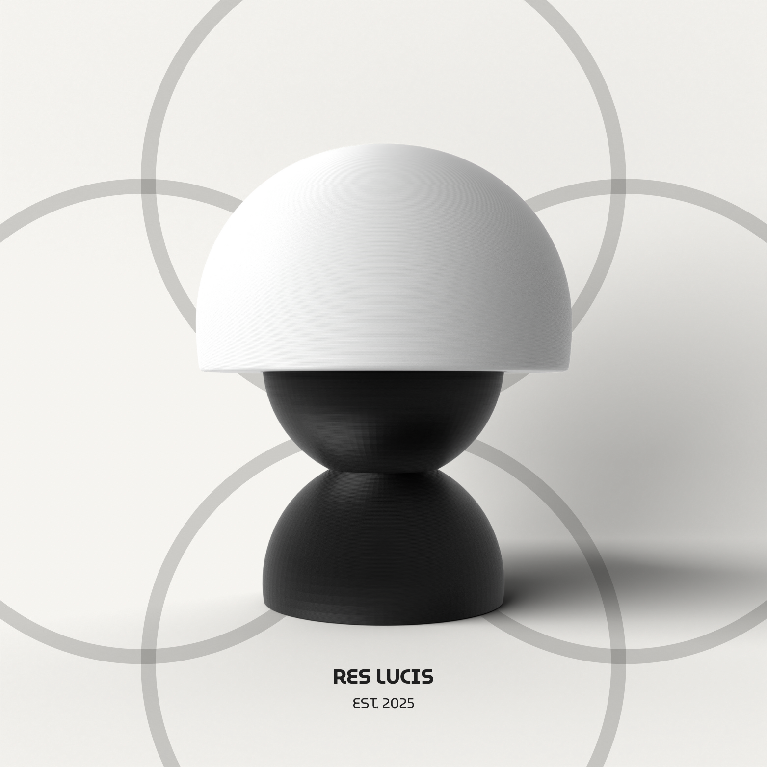 Lampada RES I Nero da Comodino