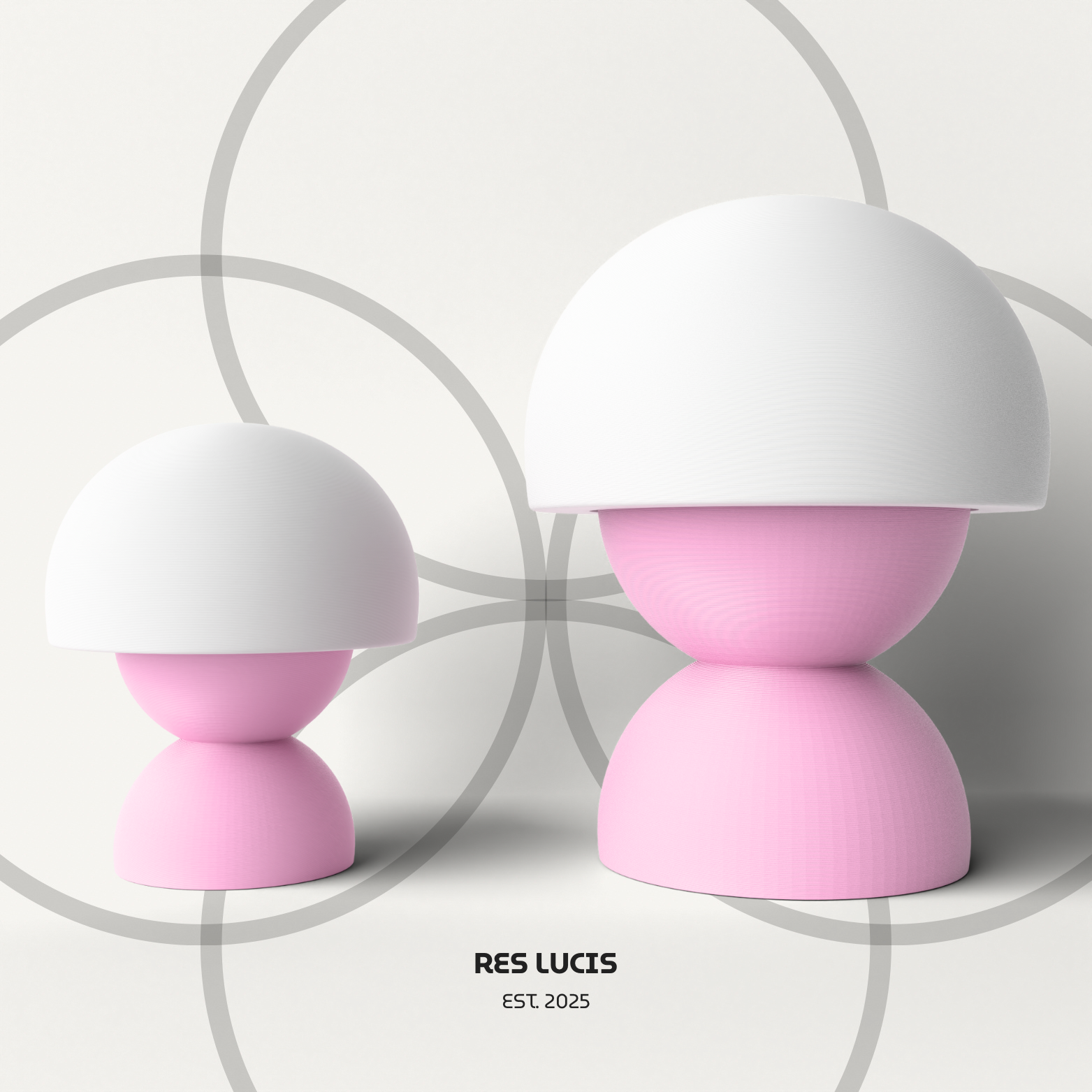 Lampade RES I & RES I XL Rosa