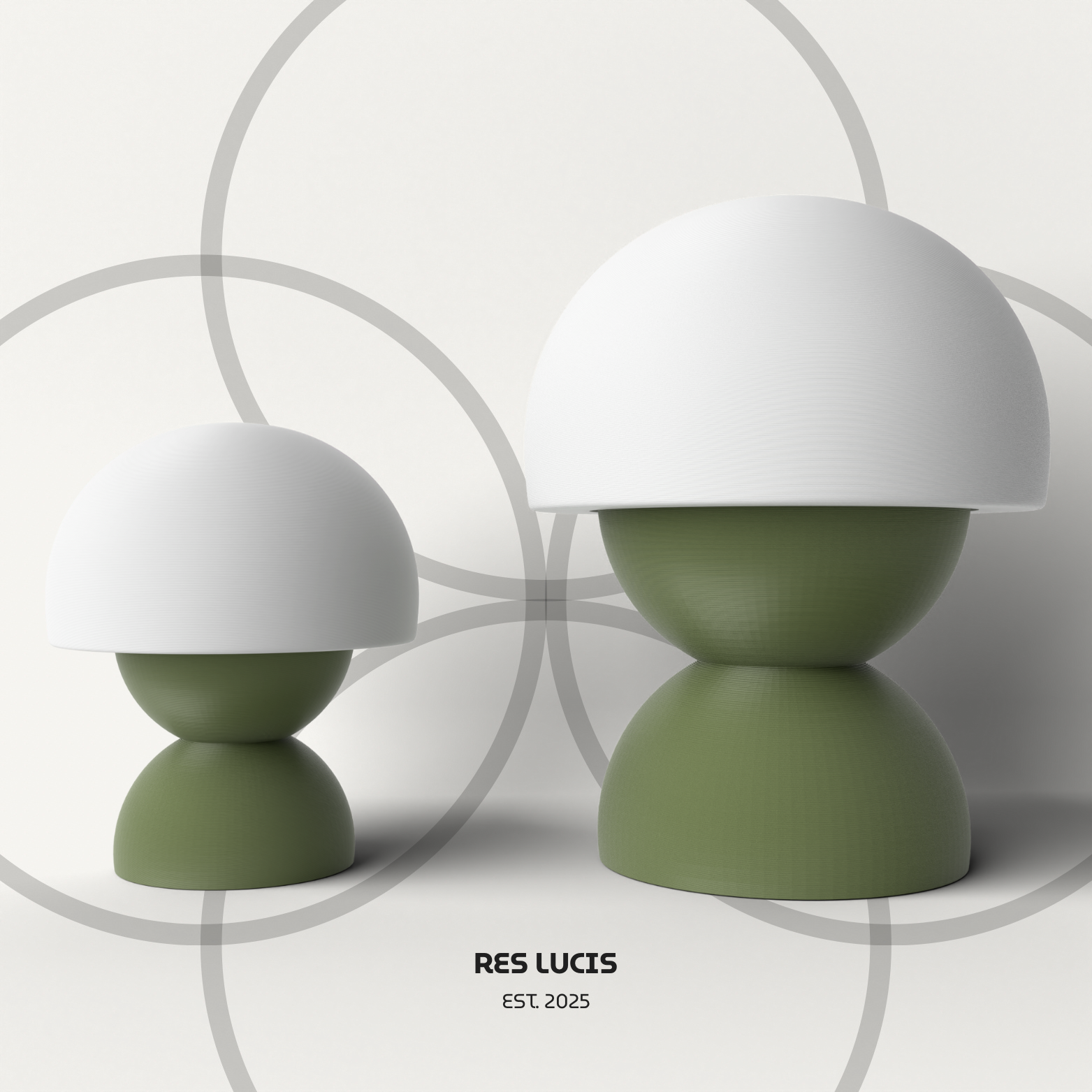 Lampade RES I & RES I XL Verde Scuro