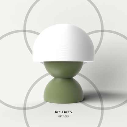 Lampada RES I Verde Scuro da Comodino