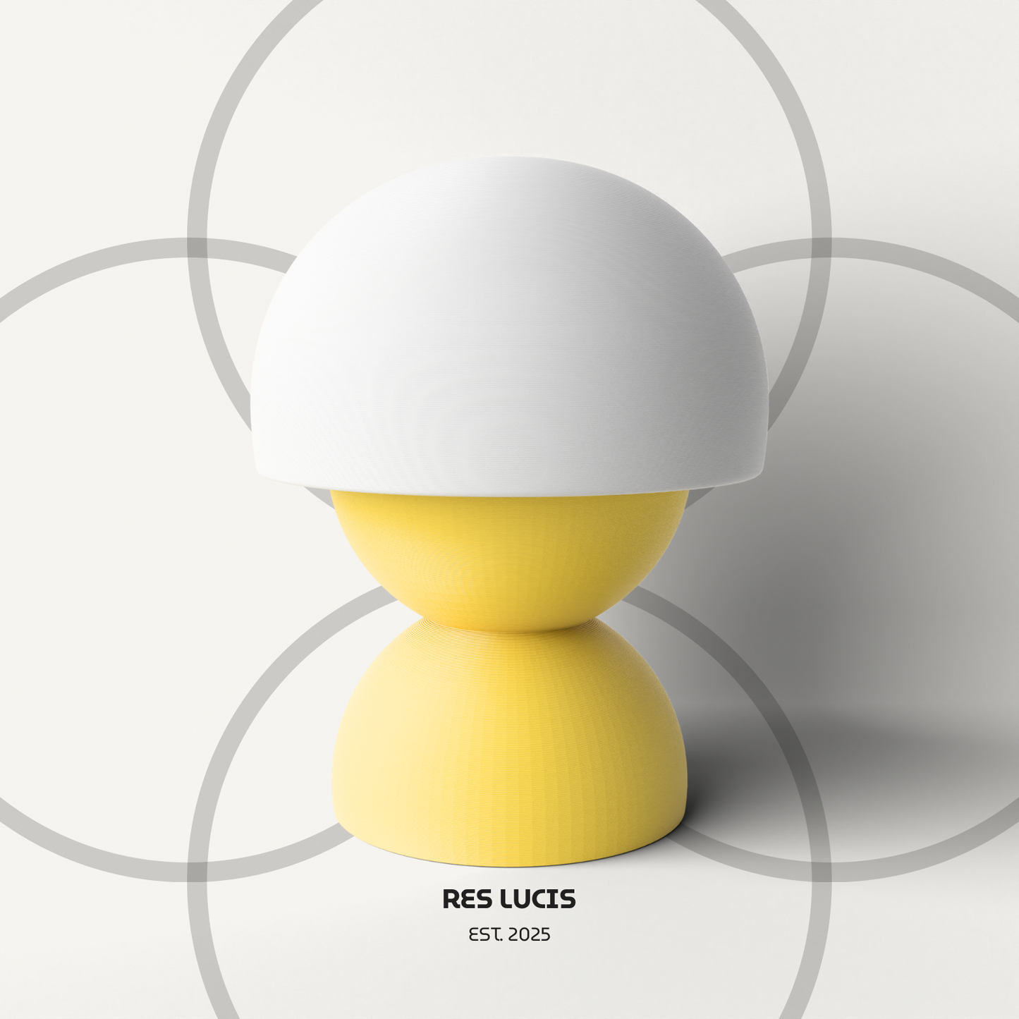 Lampada RES I Giallo da Tavolo